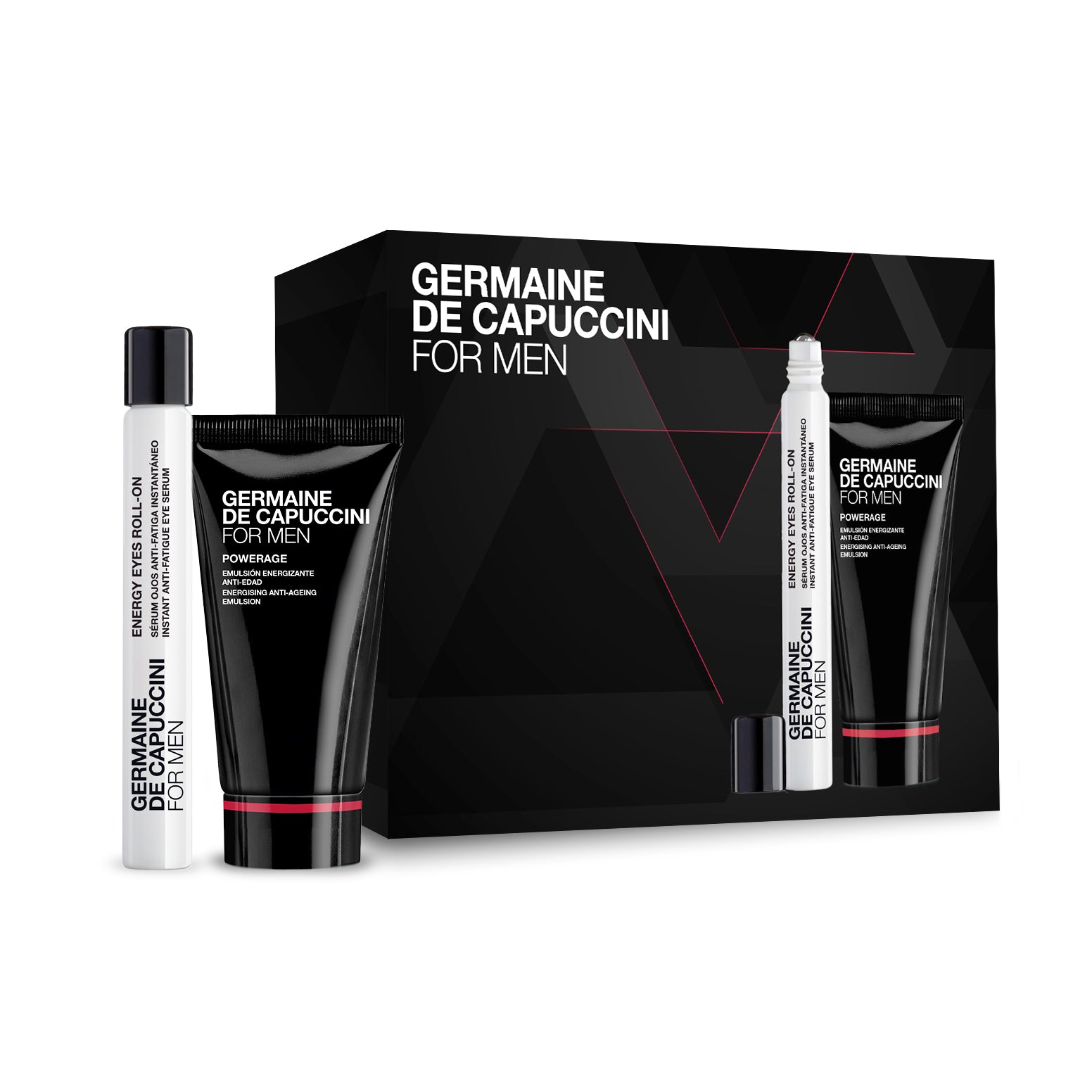 For Men Powerage+ Energy Eyes Roll on Set