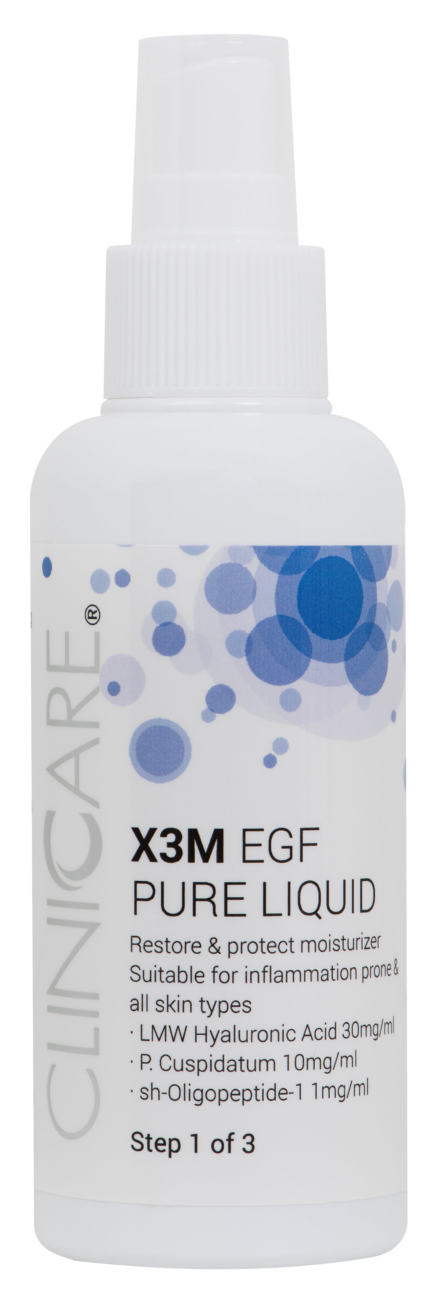 X3M EGF PURE LIQUID MOISTURISER - Step 1
