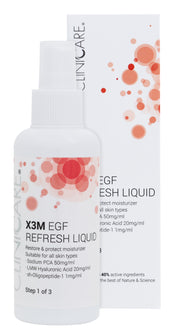 X3M EGF Refresh LIQUID MOISTURISER - Step 1